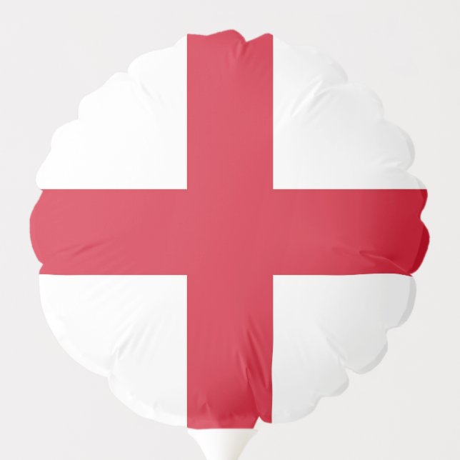 Patriotic balloon with flag of England, UK (Back)