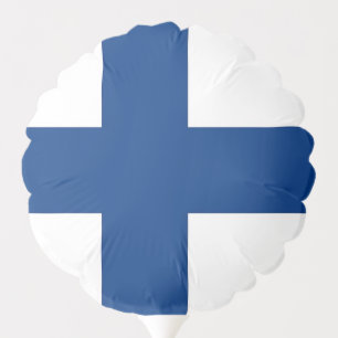 Patriotic balloon with flag of Finland