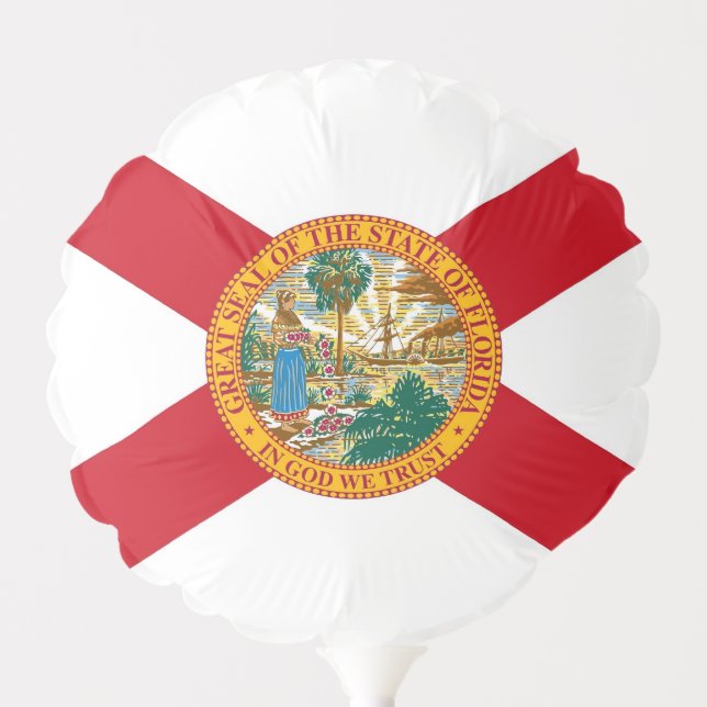 Patriotic balloon with flag of Florida, USA (Front)