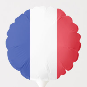 Patriotic balloon with flag of France