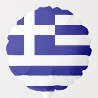 Patriotic balloon with flag of Greece