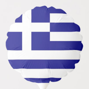 Patriotic balloon with flag of Greece