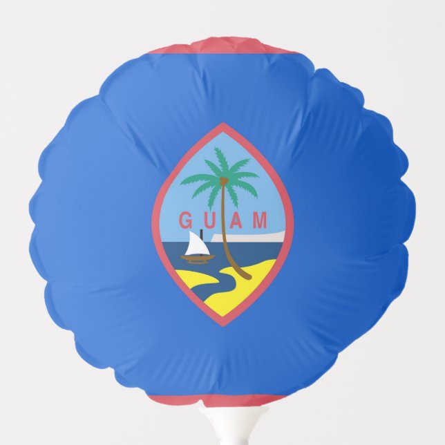 Patriotic balloon with flag of Guam, USA (Front)