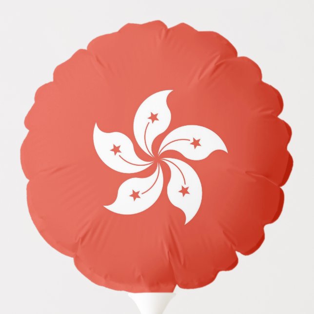 Patriotic balloon with flag of Hong Kong (Back)