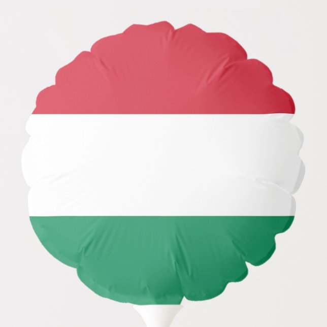 Patriotic balloon with flag of Hungary (Back)