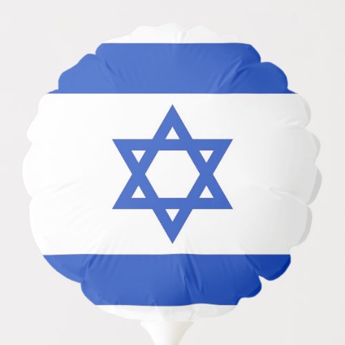 Patriotic balloon with flag of Israel