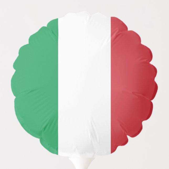 Patriotic balloon with flag of Italy (Back)