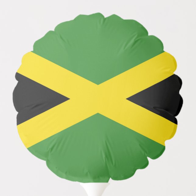 Patriotic balloon with flag of Jamaica (Back)
