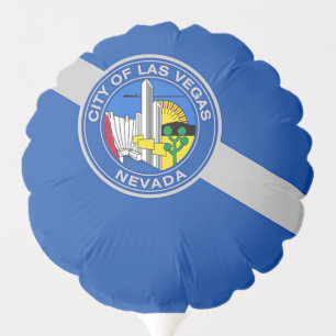 Patriotic balloon with flag of Las Vegas, USA