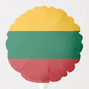 Patriotic balloon with flag of Lithuania