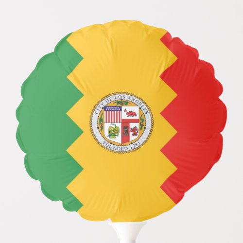 Patriotic balloon with flag of Los Angeles USA