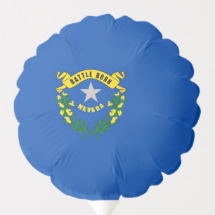 Patriotic balloon with flag of Nevada, USA