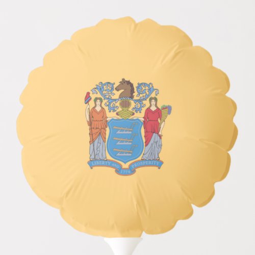 Patriotic balloon with flag of New Jersey USA