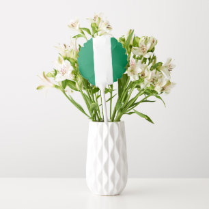 Patriotic balloon with flag of Nigeria