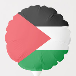 Patriotic balloon with flag of Palestine