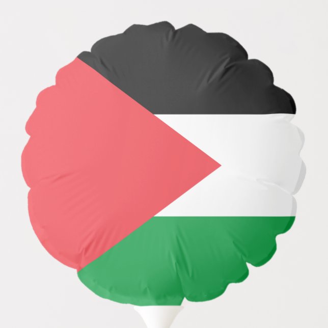 Patriotic balloon with flag of Palestine (Back)