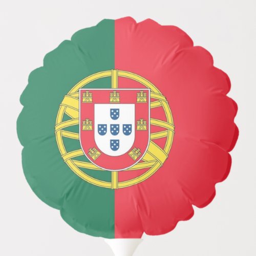 Patriotic balloon with flag of Portugal