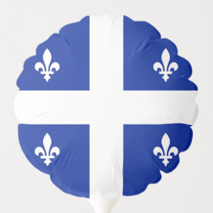 Patriotic balloon with flag of Quebec, Canada