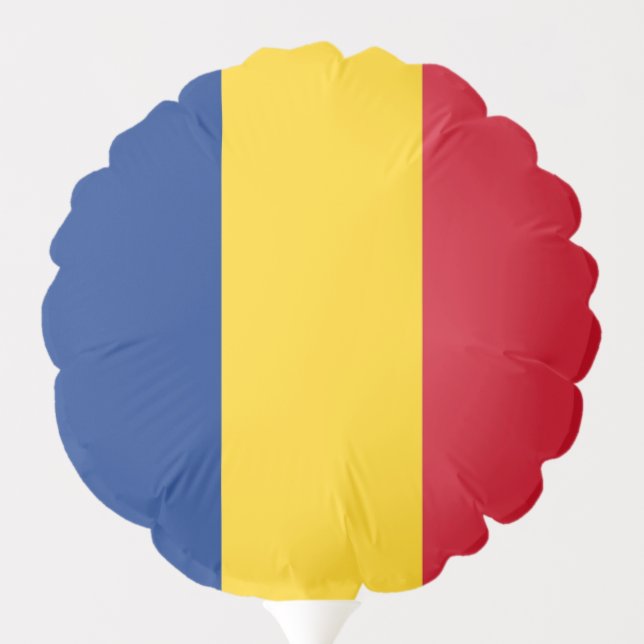Patriotic balloon with flag of Romania (Back)