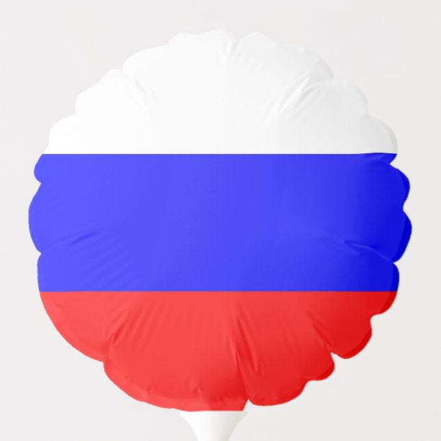 Patriotic balloon with flag of Russia (Back)