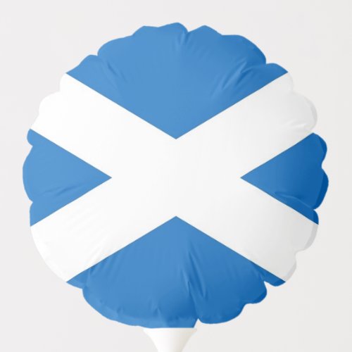 Patriotic balloon with flag of Scotland UK