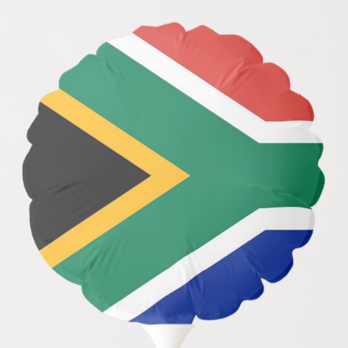 Patriotic balloon with flag of South Africa