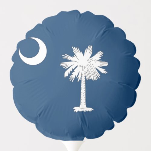 Patriotic balloon with flag of South Carolina USA