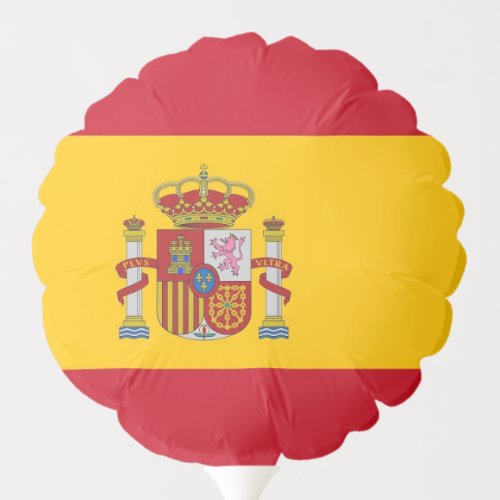 Patriotic balloon with flag of Spain