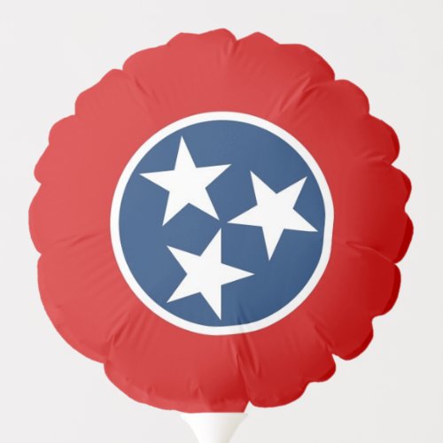 Patriotic balloon with flag of Tennessee USA