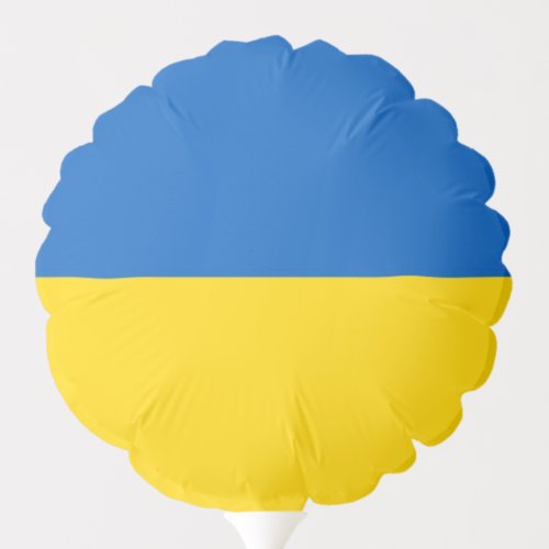 Patriotic balloon with flag of Ukraine