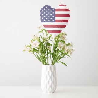 Patriotic balloon with flag of USA