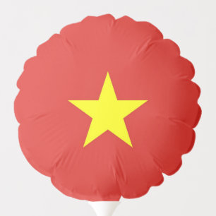 Patriotic balloon with flag of Vietnam