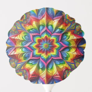 Patriotic balloon with LGBTQ Colors Design