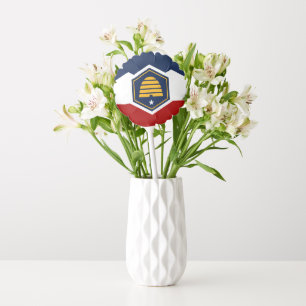 Patriotic balloon with new flag of Utah, USA