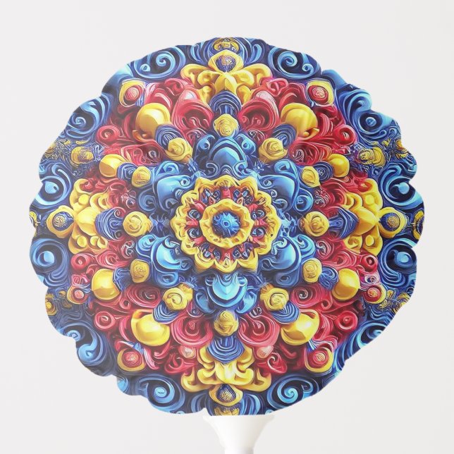 Patriotic balloon with Romanian Colors (Front)