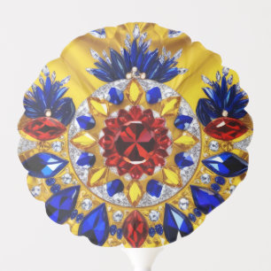 Patriotic balloon with Romanian Colors