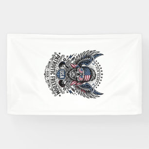 Patriotic Bandana Rocker Old Glory Music Rock Meta Banner