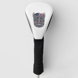 Patriotic Bandana Rocker Old Glory Music Rock Meta Golf Head Cover