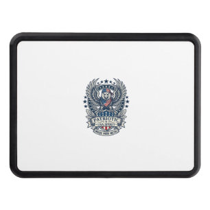 Patriotic Bandana Rocker Old Glory Music Rock Meta Hitch Cover