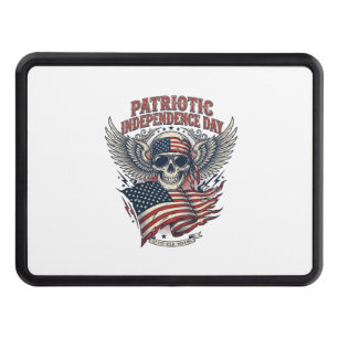 Patriotic Bandana Rocker Old Glory Music Rock Meta Hitch Cover