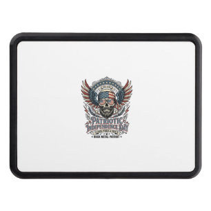 Patriotic Bandana Rocker Old Glory Music Rock Meta Hitch Cover