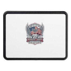 Patriotic Bandana Rocker Old Glory Music Rock Meta Hitch Cover