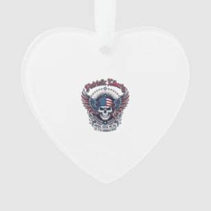 Patriotic Bandana Rocker Old Glory Music Rock Meta Ornament