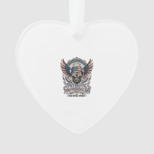 Patriotic Bandana Rocker Old Glory Music Rock Meta Ornament