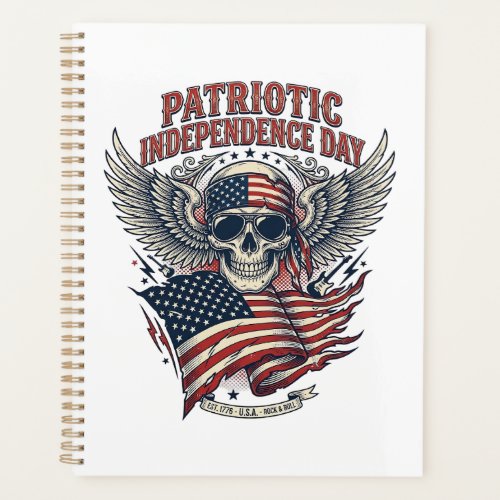 Patriotic Bandana Rocker Old Glory Music Rock Meta Planner