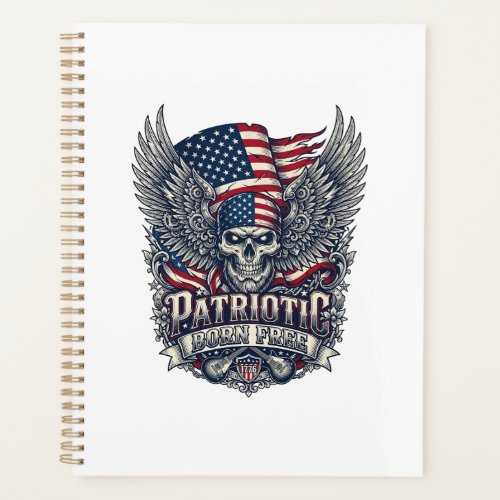 Patriotic Bandana Rocker Old Glory Music Rock Meta Planner