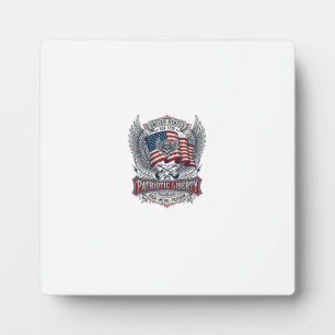 Patriotic Bandana Rocker Old Glory Music Rock Meta Plaque