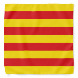 Patriotic bandana with Flag of Catalonia