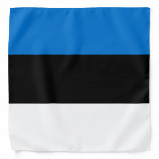 Patriotic bandana with Flag of Estonia