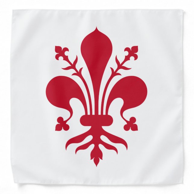 Patriotic bandana with Flag of Florence (Front)